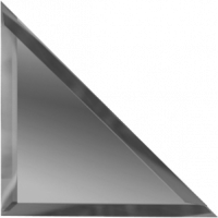 Половина зеркального треугольника Графит в интернет магазине Зеркальной плитки Топ Декор